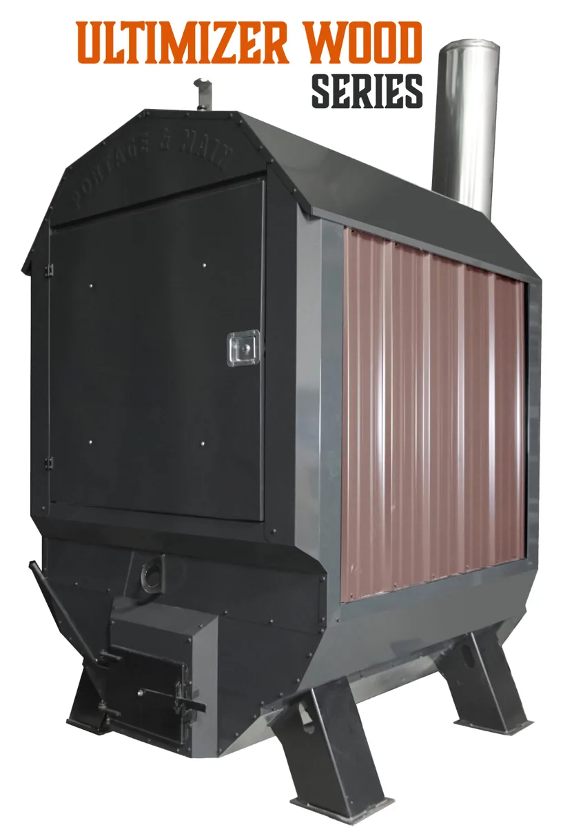 Portage & Main Ultimizer Wood Series outdoor boiler